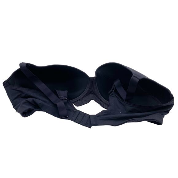 Bali Women's NWT Smooth Black Underwire Bra Size 42DD - Picture 3 of 3